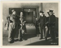 8z0461 PARDON US 8x10.25 still 1931 worried convicts Stan Laurel & Oliver Hardy entering cell block!
