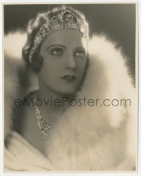 8z0467 PAULINE STARKE deluxe 7.75x9.75 still 1920s wonderful portrait in diamond tiara by Spurr!