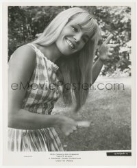 8z0474 PRETTY POISON 8.25x10 still 1968 best close up of beautiful smiling Tuesday Weld!