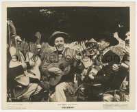 8z0503 SALUDOS AMIGOS 8.25x10 still 1943 great image of Brazilian band playing & laughing, Disney!