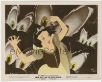 8z0002 SNOW WHITE & THE SEVEN DWARFS color-glos 8x10 still 1937 incredible c/u image in the forest!