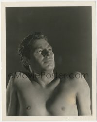 8z0557 TARZAN THE APE MAN deluxe 8x10 still 1932 sexy Johnny Weissmuller by Clarence Sinclair Bull!
