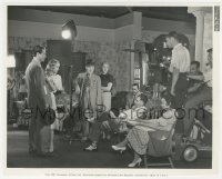 8z0585 TRUE CONFESSION candid 8x9.75 still 1937 Carole Lombard & MacMurray with director & crew!