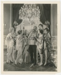 8z0599 WEDDING MARCH 8x10 still 1928 George Fawcett and sexy salon ladies, Erich Von Stroheim!