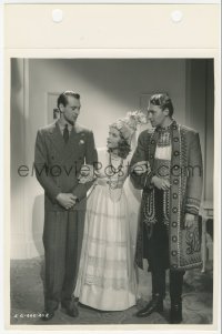 8z0600 WEDDING NIGHT 8x12 key book still 1935 Anna Sten arm-in-arm with Gary Cooper & Ralph Bellamy!