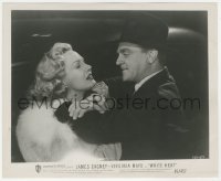 8z0608 WHITE HEAT 8.25x10 still 1949 c/u of crazed James Cagney manhandling scared Virginia Mayo!