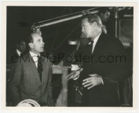 8z0621 WRECK OF THE MARY DEARE candid 8x10 still 1959 Gary Cooper with source author Hammond Innes!