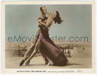 8z0016 YOU'LL NEVER GET RICH color-glos 7.75x10 still 1941 Rita Hayworth & Fred Astaire dancing c/u!