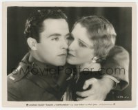 8z0626 YOUNG EAGLES 8x10.25 still 1930 romantic close up of Buddy Rogers & pretty Jean Arthur!