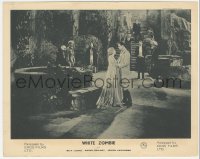 8z0609 WHITE ZOMBIE English FOH LC R1940s Bela Lugosi, Cawthorn, Madge Bellamy & full cast, rare!