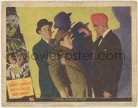 8z0880 ABBOTT & COSTELLO MEET THE KILLER BORIS KARLOFF LC #7 1949 Boris tries to hypnotize Bud & Lou!