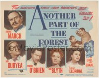 8z0702 ANOTHER PART OF THE FOREST TC 1948 Fredric March, Ann Blyth, from Lillian Hellman's play!
