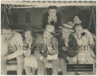 8z0899 ASSORTED NUTS LC 1926 Kit Guard, Al Cooke, Margaret Norris & top cast on bench, ultra rare!