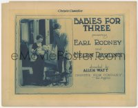 8z0705 BABIES FOR THREE TC 1920 Early Rodney & Helen Darling with newborn child, ultra rare!