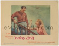 8z0904 BABY DOLL LC #3 1957 Elia Kazan classic, sexy Carroll Baker taunts Karl Malden!