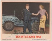8z0908 BAD DAY AT BLACK ROCK LC #7 1955 Spencer Tracy finds that Anne Francis has led him into trap!