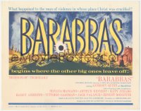 8z0709 BARABBAS TC 1962 Richard Fleischer directed, Anthony Quinn & Silvana Mangano!
