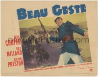 8z0913 BEAU GESTE LC 1939 best image of Gary Cooper leading Legionnaires into battle, ultra rare!
