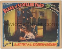 8z0933 BLAKE OF SCOTLAND YARD chapter 1 LC 1937 Ralph Byrd, The Mystery of the Blooming Gardenia!