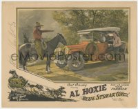 8z0939 BLUE STREAK O'NEIL LC 1926 Al Hoxie on horseback stops group of men in car, ultra rare!