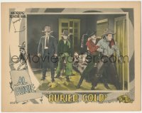 8z0948 BURIED GOLD LC 1926 Al Hoxie is held back as he tries to go after the bad guys, rare!
