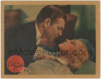 8z0950 CAIN & MABEL LC 1936 best romantic close up of Clark Gable leaning over Marion Davies, rare!