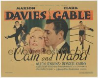 8z0723 CAIN & MABEL TC 1936 boxer Clark Gable & Marion Davies together & separately, ultra rare!