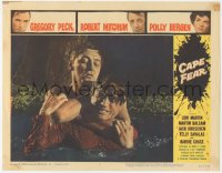 8z0957 CAPE FEAR LC #7 1962 Gregory Peck fighting Robert Mitchum at the climax of the movie!