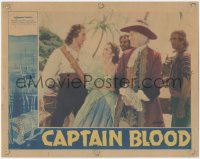 8z0634 CAPTAIN BLOOD LC 1935 Basil Rathbone, Olivia De Havilland, Stephenson, Curtiz classic!