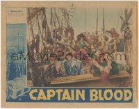 8z0635 CAPTAIN BLOOD LC 1935 great image of Errol Flynn in epic pirate battle on ship's deck!