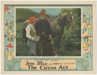 8z0963 CIRCUS ACE LC 1927 close up of Tom Mix & Tony the Wonder Horse with Natalie Joyce, rare!
