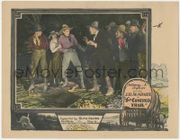 8z0975 COVERED TRAIL LC 1924 cowboy J.B. Warner & friends attacked by angry mob of bad guys, rare!