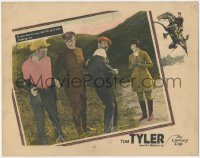 8z0976 COWBOY COP LC 1926 Jean Arthur watches tough cop Tom Tyler arrest two men, ultra rare!