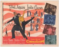 8z0734 DADDY LONG LEGS TC 1955 wonderful art of Fred Astaire dancing with Leslie Caron!