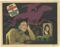 8z0982 DANGER RIDER LC 1928 great close up of Hoot Gibson staring at photo of his sweetheart, rare!