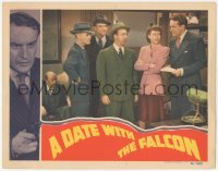 8z0985 DATE WITH THE FALCON LC 1941 George Sanders w/Wendy Barrie, Jenkins, Gleason & 2 others!