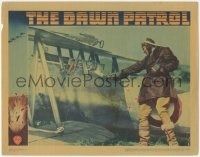 8z0986 DAWN PATROL LC 1938 great close up of pilot Errol Flynn standing by his plane!