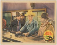 8z0987 DAWN TRAIL LC 1930 great close up of Buck Jones putting his two guns on the bar, rare!