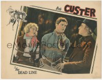 8z0990 DEAD LINE LC 1926 cowboy Bob Custer & Nita Cavalier are caught & bound by the bad guy, rare!