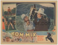 8z1000 DESTRY RIDES AGAIN LC 1932 cowboy Tom Mix & Tony with pretty Claudia Dell, very rare!