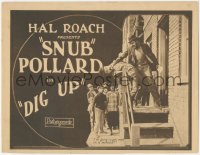 8z0740 DIG UP TC 1922 Snub Pollard attacked by much larger man, Hal Roach, ultra rare!