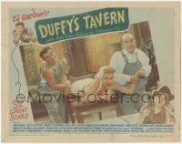8z1018 DUFFY'S TAVERN LC #5 1945 Betty Hutton getting manhandled by Victor Moore & Ed Gardner!