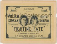 8z0749 FIGHTING FATE chapter 8 TC 1921 William Duncan, Edith Johnson, Treasure Hunt, early serial!