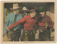 8z1031 FIGHTING SHERIFF LC 1925 Bill Cody shields his friends at the sighto f his old enemy, rare!