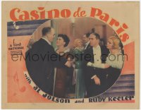 8z1063 GO INTO YOUR DANCE int'l LC 1935 Al Jolson, Glenda Farrell, Helen Morgan, Casino de Paris!