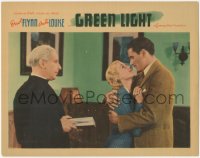 8z1071 GREEN LIGHT LC 1937 young doctor Errol Flynn hugs his bride Anita Louise after wedding!
