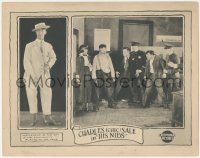 8z1098 HIS NIBS LC 1921 Charles Chic Sale & Colleen Moore with police & two bad guys, ultra rare!