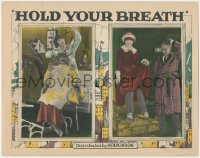 8z1109 HOLD YOUR BREATH LC 1924 Dorothy Devore doesn't know what she's doing in beauty salon, rare!