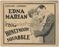 8z0766 HONEYMOON SQUABBLE TC 1926 Edna Marian hugging her man, Century Comedy, ultra rare!