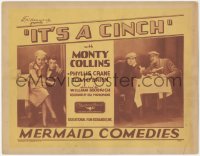 8z0778 IT'S A CINCH TC 1932 Monte Collins, Phyllis Crane, Tom O'Brien, Mermaid Comedy, rare!